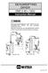 DEHUMIDIFYING DRYER DMZ 2-40~120U. Instruction Manual