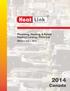 Heat Link. Canada. Plumbing, Heating, & Panels Product Catalog / Price List. Effective July 1, 2014