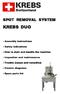 KREBS DUO. - Assembly instructions. - Safety indications. - How to start and handle the machine. - Inspection and maintenance