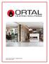 ORTAL Power Vent System Manual Table of Contents