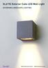 SL6192 Exterior Cube LED Wall Light EXTERIOR/LANDSCAPE LIGHTING