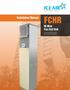 FCHR. Installation Manual. Hi-Rise Fan Coil Unit. Fan Coil Unit (FCU) for Furred Wall Installation