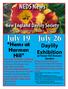 July 26 Daylily Exhibition. July 19. New England Daylily Society. Hems at Harmon Hill