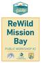 ReWild Mission Bay PUBLIC WORKSHOP #2