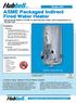 ASME Packaged Indirect Fired Water Heater