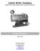 Lattner Boiler Company Model HRT Steam Boilers with Forced Draft Burners