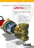 ultracirc Domestic hot water / Sanitary pumps Instant hot water at every faucet More comfort Saves water and energy