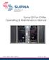 Surna 25-Ton Chiller Operating & Maintenance Manual