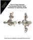 Twin & Triple Exposed Thermostatic Shower Valve Installation & Operating Guide