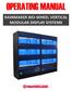 OPERATING MANUAL RAINMAKER BIO WHEEL VERTICAL MODULAR DISPLAY SYSTEMS