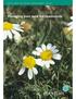 BACK FROM THE BRINK MANAGEMENT SERIES. Managing your land for chamomile