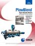 PlowBlend. High Intensity Mixers By American Process Systems. Mixing Technology