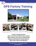 DPS Factory Training