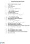 Standard Drawings Table of Contents