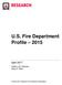 U.S. Fire Department Profile 2015