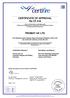 CERTIFICATE OF APPROVAL No CF 418 PROMAT UK LTD