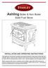 Ashling Boiler & Non Boiler Solid Fuel Stove