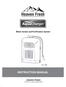Water Ionizer and Purification System AK INSTRUCTION MANUAL HEAVEN FRESH 2009, HFE-CANUS-AK900-06/09
