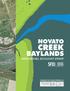 NOVATO CREEK BAYLANDS. historical ecology study A PRODUCT OF FLOOD CONTROL FLOOD CONTROL