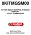 0KITMGSM00 KIT FOR BOILER CONTROL THROUGH GSM FOR ITACA - FORMENTERA INSTALLATION USE AND MAINTENANCE