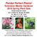 Pender Perfect Plants! Extension Master Gardener 2016 Spring Plant Sale