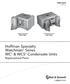 Hoffman Specialty Watchman Series WC & WCS Condensate Units Replacement Parts PART LISTS DN0436C