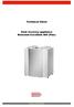 Technical Sheet. Heat recovery appliance Renovent Excellent 400 (Plus) Renovent Excellent 400 1