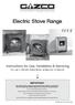 Electric Stove Range