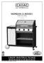 USER INSTRUCTIONS MERIDIAN 3 WOODY LIVE THE BRAAI LIFE GB DE DK ES FR IT NL NO PL SE SI. MODEL No: mBar. Product code: 20163