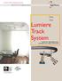 Metal Glass Lumiere Track System