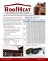 Self-regulating Roof Heat Cable