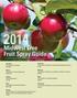 Midwest Tree Fruit Spray Guide