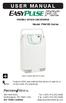 USER MANUAL PORTABLE OXYGEN CONCENTRATOR SAVE THESE INSTRUCTIONS