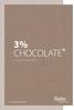 3% CHOCOLATE* *upcycled cocoa bean shells
