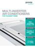 MULTI-INVERTER AIR CONDITIONERS