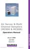 Air Server & Multi Channel Samplers (MCS06 & MCS08)