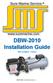DBW-2010 Installation Guide