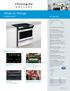 True Convection Single convection fan circulates hot air throughout the oven for faster and more even multi-rack baking.