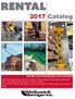 2017 Catalog WE ARE YOUR TRUSTED SOLUTION SUPPLIER
