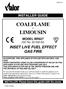 INSTALLER GUIDE COALFLAME & LIMOUSIN. MODEL BR627 (GC No ) INSET LIVE FUEL EFFECT GAS FIRE