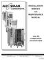 INSTALLATION SERVICE MAINTENANCE MANUAL GAS ML AND COMBINATION OVEN/STEAMER