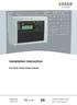 Installation Instruction. Fire Alarm Control Panel Compact GB0