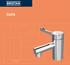 OPAC Thermostatic Deck Mount Bath Filler with Chrome Lever