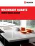 Wilsonart Quartz. wurth wood group. rio upano. serene - q8401. haida. 1 White