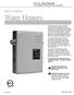 Use & Care Manual. Electric Tankless Water Heaters. With Installation Instructions for the Installer AP15447 (10/10)