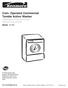 Coin- Operated Commercial Tumble Action Washer Installation Instructions and Use and Care Guide