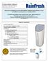 C Series Water Softener Installation & Operation Manual (Please save for future reference)