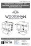 Specifications, Installation and Operating Instructions for Woodsman Solid Fuel Burners