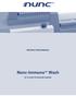 INSTRUCTION MANUAL. Nunc-Immuno Wash. 8, 12 and 16 channel washer