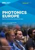 PHOTONICS EUROPE. Research and innovation addressing key topics.